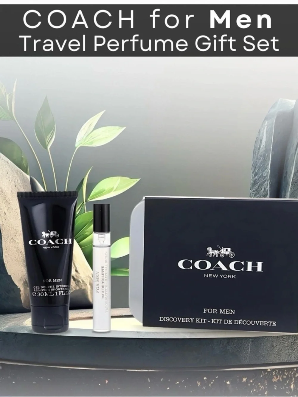 Coach mens cologne set